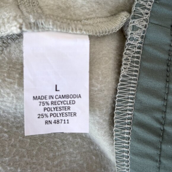 MTA Sport 1/4 Zip Cropped Long Sleeve Top Womens Size Large - Picture 7 of 8